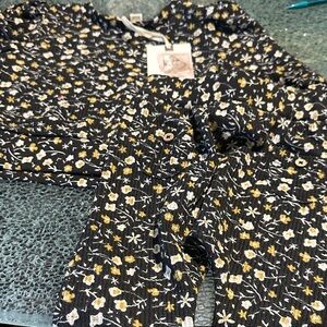 Jessica Simpson Black Floral Kids Outfit